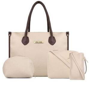 LEGAL BRIBE Textured Tote Bag Combo Of 4